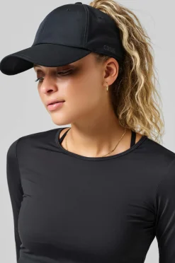 Casall Sportskasket Performance High Ponytail Cap Black