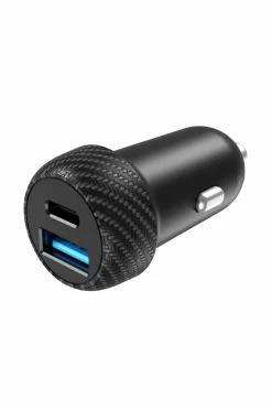 Celly Mobiltelefoner, Tablets & Tilbehør>Biloplader 1xusb-c PD 1xusb-a 45w No color