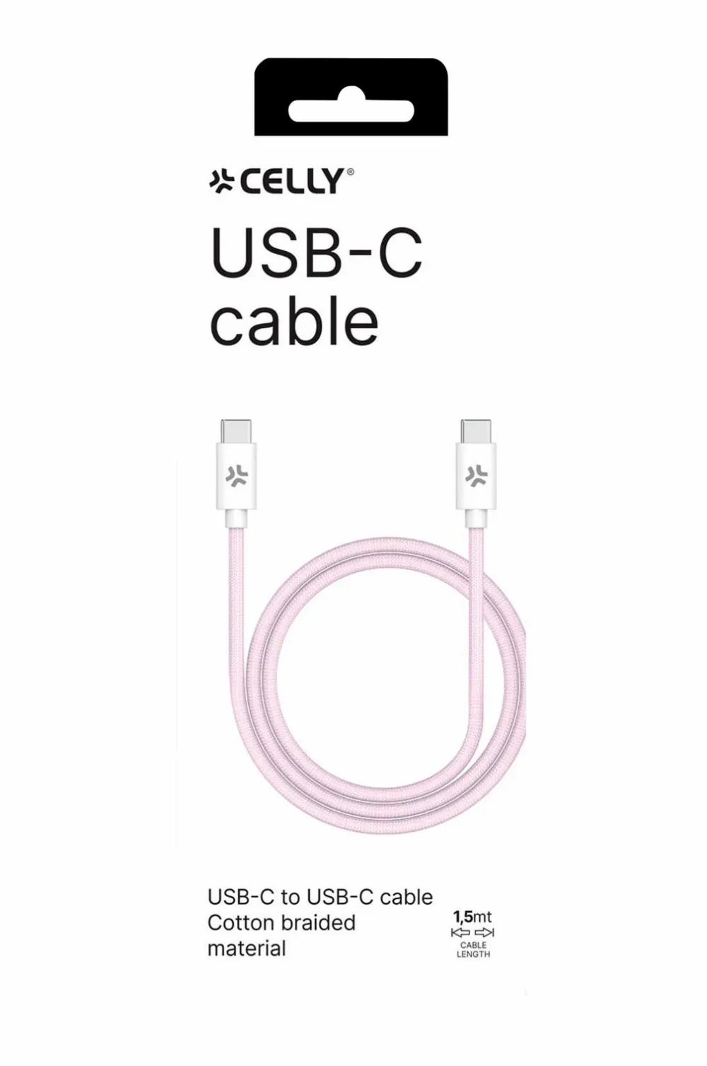 Celly Kabler USB-C – USB-C 60W 1,5 m No color Best
