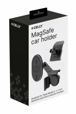 Celly MagSafe bilholder til Tesla Model X, Y, 3, S-skærm + instrumentbræt No color Sale