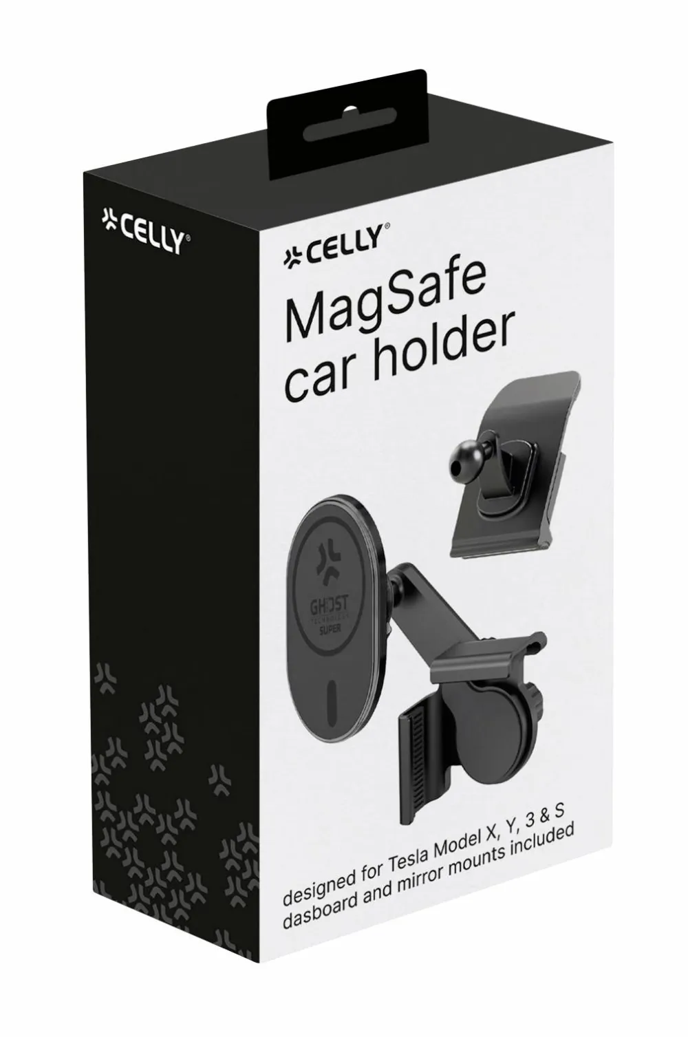 Celly MagSafe bilholder til Tesla Model X, Y, 3, S-skærm + instrumentbræt No color Sale