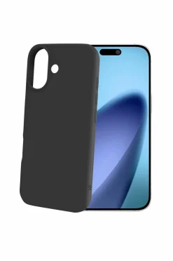 Celly Mobiltelefoner, Tablets & Tilbehør>Mobiltelefoncover Cromo Soft Rubber Case Iphone 17 Svart No color