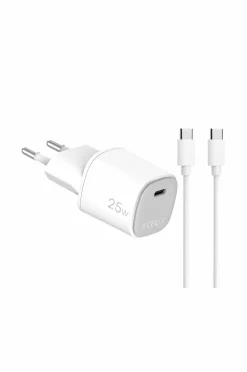Celly Usb-oplader Gan 1 x Usb-c PD 25w + usb-c-kabel No color Discount