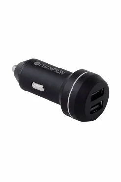Champion Nordic Mobiltelefoner, Tablets & Tilbehør>Bilopladeren 24 W 2-port No color