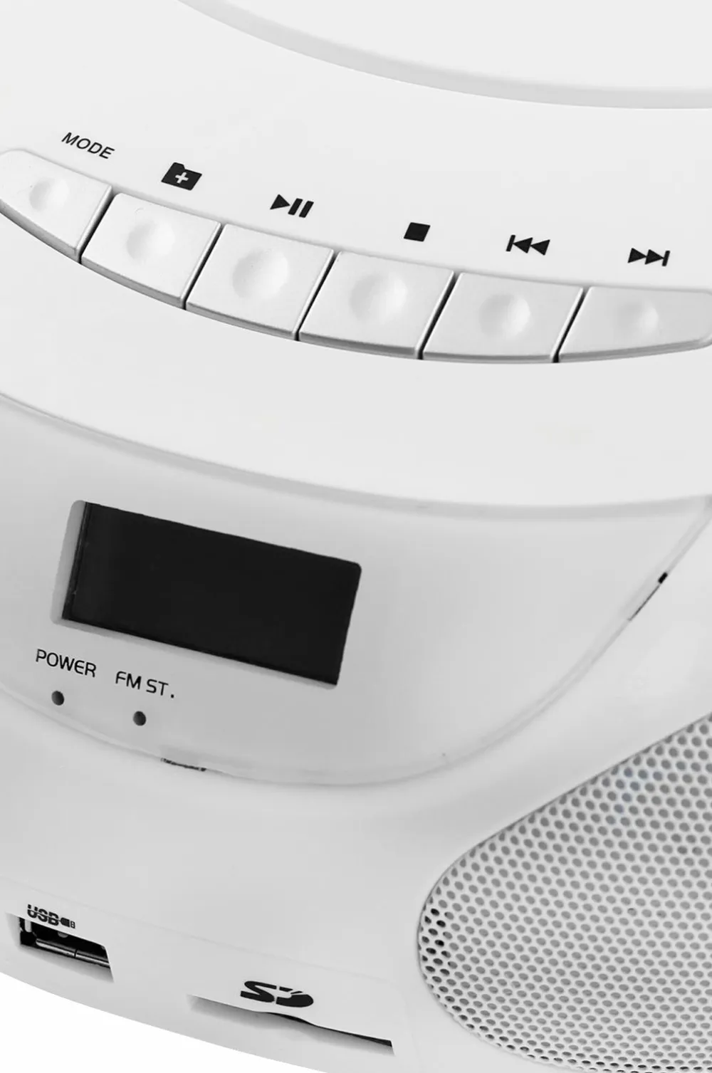 Champion Nordic Tv, Lyd & Det Smarte Hjem>Boombox CD/Radio/MP3/USB White ABB200W