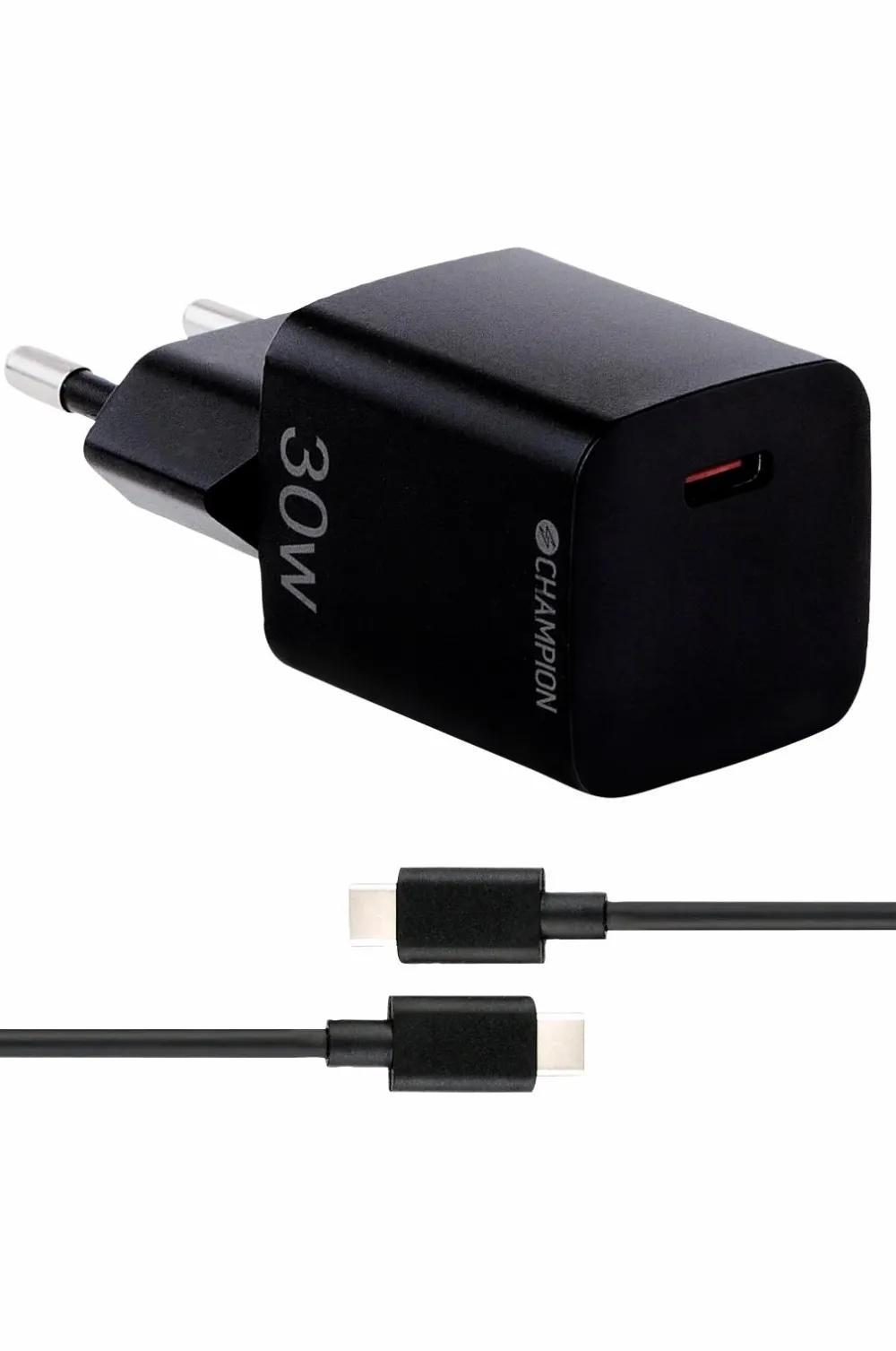 Champion Nordic Mobiltelefoner, Tablets & Tilbehør>Oplader 30 W + USB-C-kabel No color