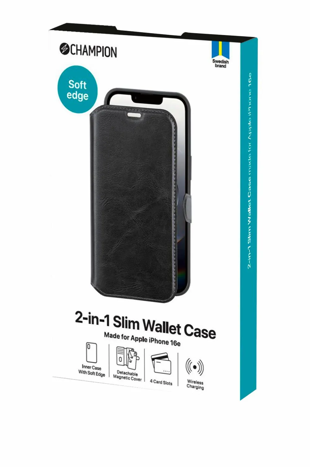 Champion Nordic Tegnebøger|Mobiltelefoner, Tablets & Tilbehør>Tegnebogetui 2-in-1 Slim Wallet Iphone 16e No color