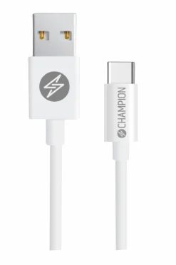 Champion Nordic Mobiltelefoner, Tablets & Tilbehør>USB kabel USB-A to USB-C 2 m No color