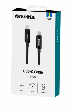 Champion Nordic USB-C kabel 240W 1m No color Discount