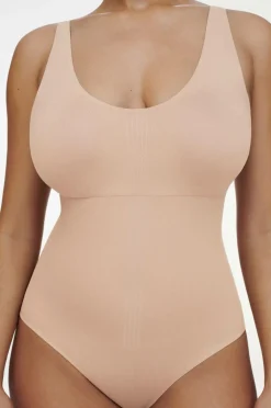 Chantelle Bodystocking Smooth Comfort Shapewear Clay Nude Best