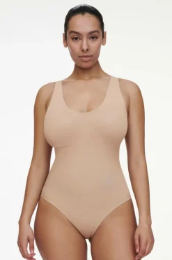 Chantelle Bodystocking Smooth Comfort Shapewear Clay Nude Best