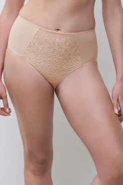 Chantelle Trusser Maris High Waist Support Full Brief Golden beige Sale