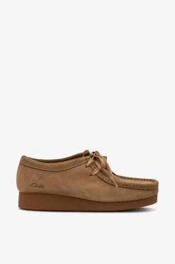Clarks Loafers>Loafers Wallabeeevosh D Dark Sand Suede