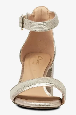 Clarks Sandaler med hæl Ezoria Mae D Champagne Int New