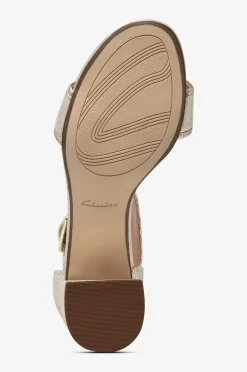 Clarks Sandaler med hæl Ezoria Mae D Champagne Int New