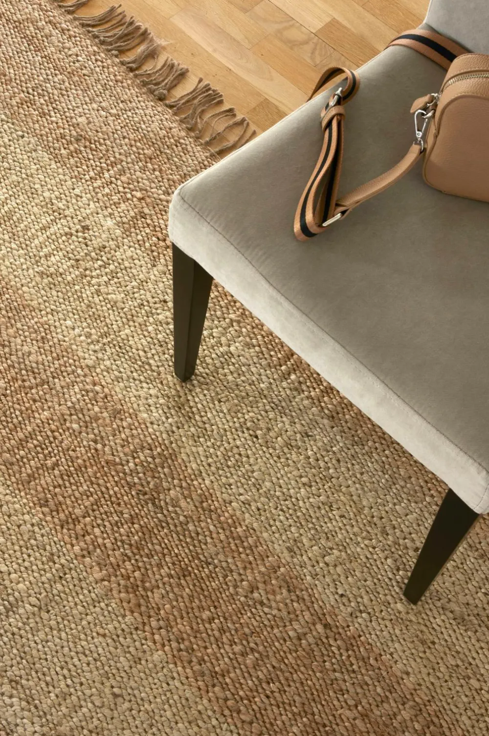 Classic Collection Jute- & Sisaltæpper>Jute-tæppe Stripes Naturligt Jute