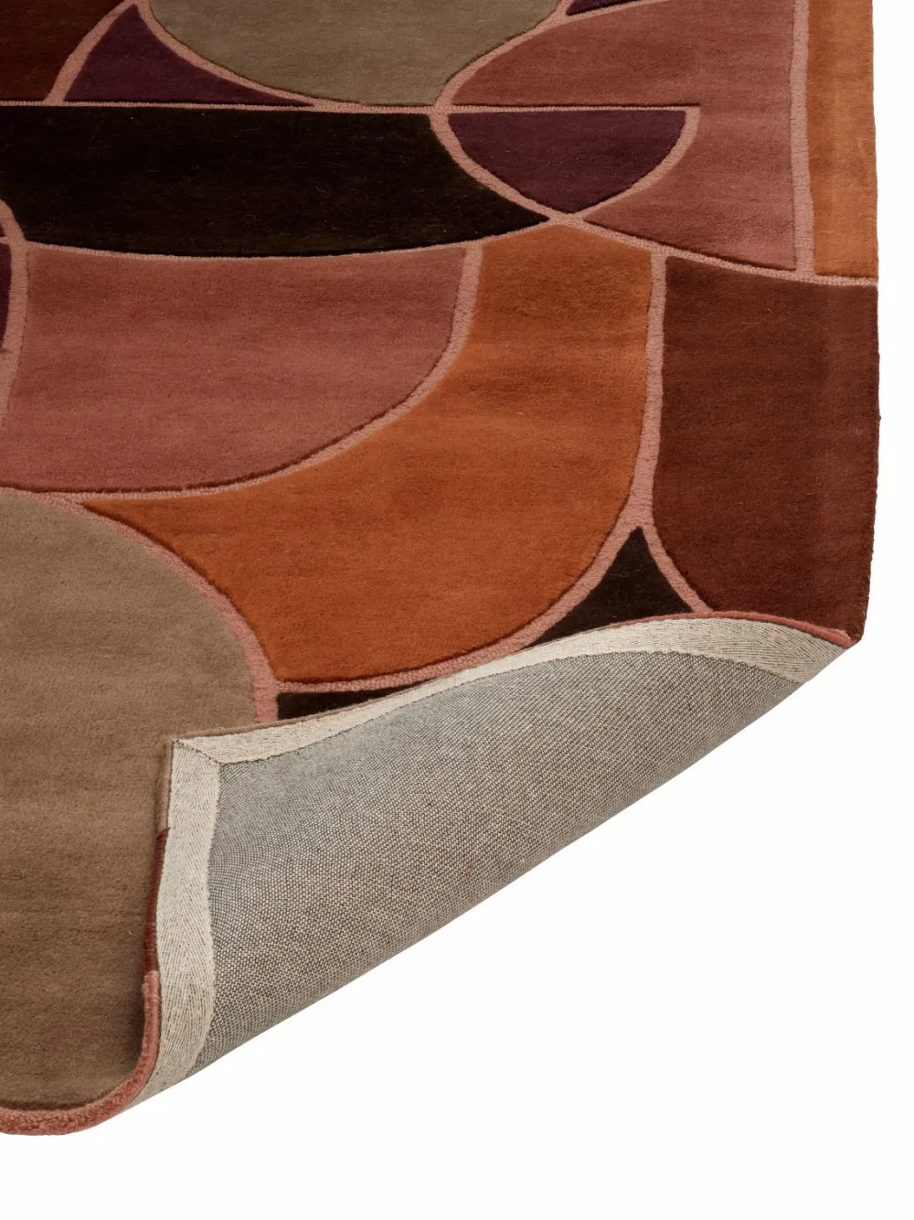 Classic Collection Uldtæppe Modern Abstract Multi Rost Sale