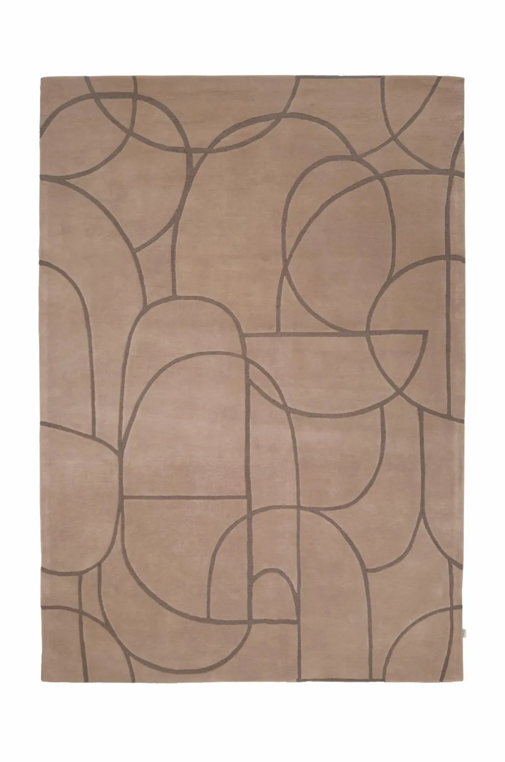 Classic Collection Uldtæppe Modern Abstract Multi Beige Best
