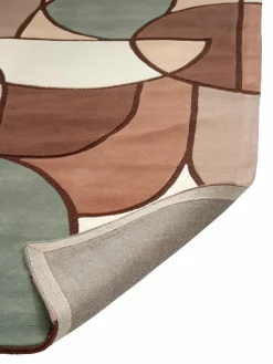 Classic Collection Uldtæppe Modern Abstract Multi Pastell Discount