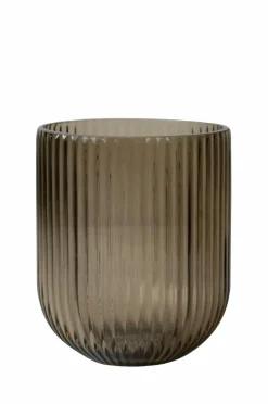 DBKD Vase Simple stripe small Brown Hot