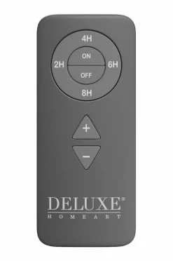 DeluxeHomeart Lys & Duft>Fjernbetjening til LED-lys Svart
