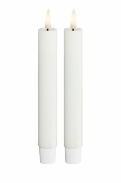 DeluxeHomeart LED Keglelys 2,2x15 cm 2 stk. Vit Online