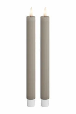 DeluxeHomeart LED-kronelys 2,2x24 cm 2 stk. Sand Sale
