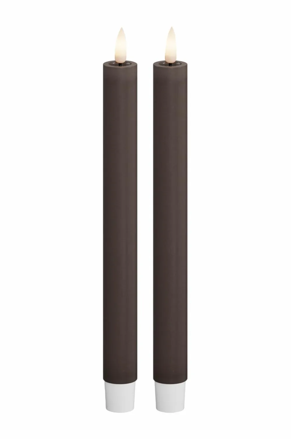 DeluxeHomeart LED-kronelys 2,2x24 cm 2 stk. Mocca Hot