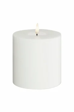 DeluxeHomeart Lys & Duft>LED-søjlelys 10x10 cm Vit
