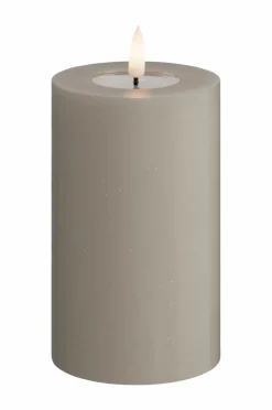 DeluxeHomeart LED-søjlelys 7,5x12,5 cm Sand Discount