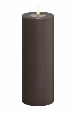 DeluxeHomeart LED-søjlelys 7,5x20 cm Mocca