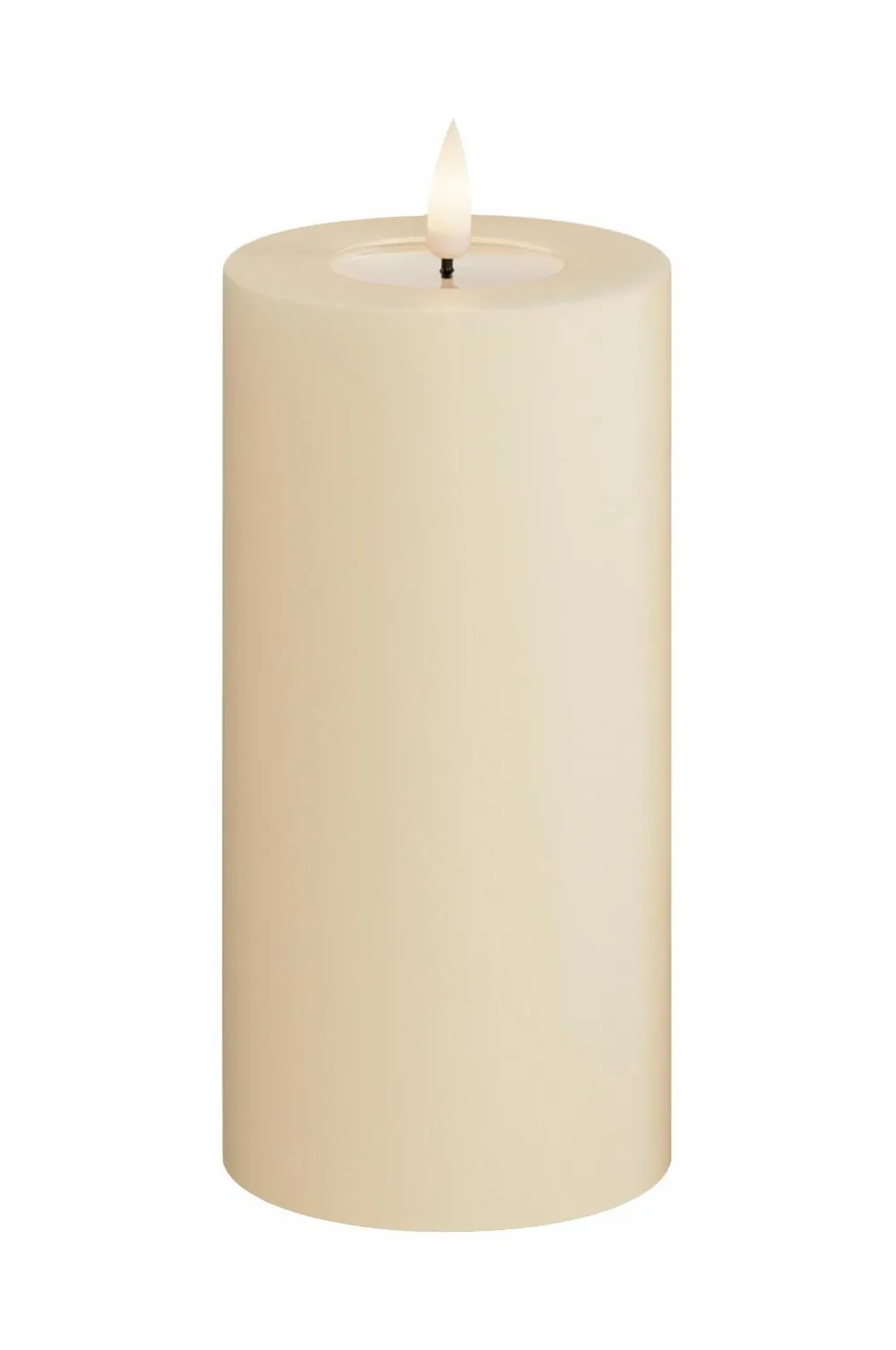 DeluxeHomeart LED-søjlelys 7,5x15 cm Creme Online