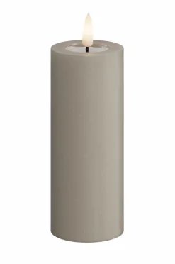 DeluxeHomeart LED-søjlelys 5x12,5 cm Sand Outlet