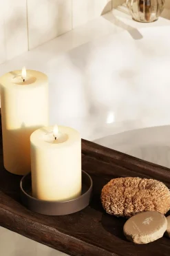 DeluxeHomeart LED-søjlelys 7,5x10 cm Creme Online