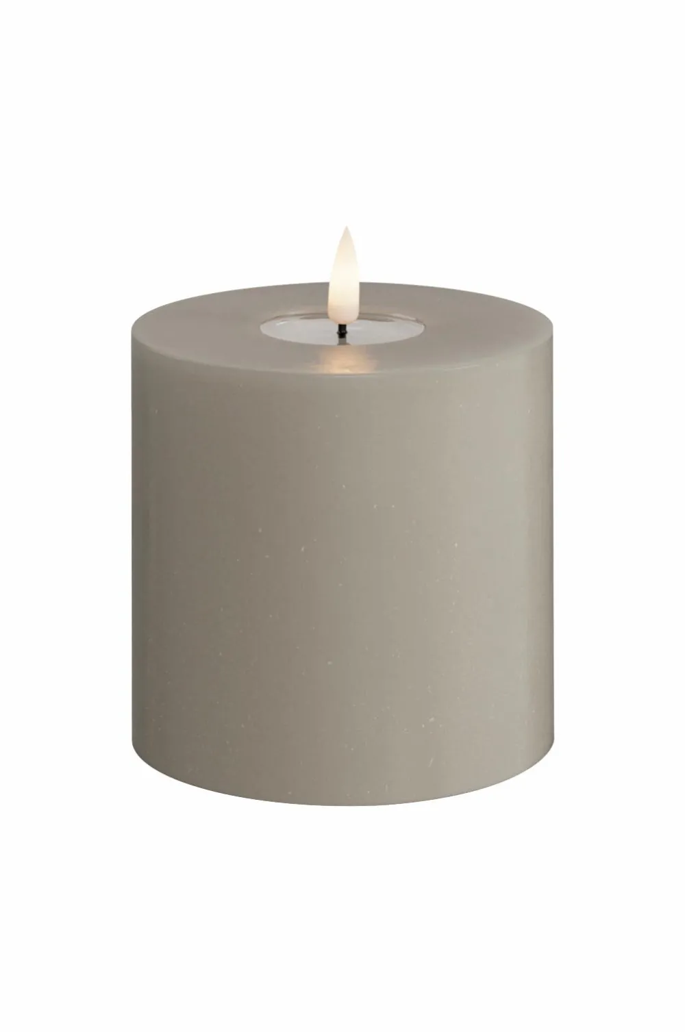 DeluxeHomeart Lys & Duft>LED-søjlelys 10x10 cm Sand