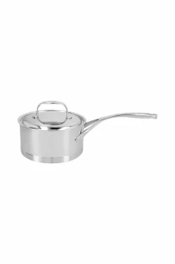 Demeyere Kasserolle med låg 16 cm, 1,5 l Atlantis 7 Nikkelpletteret messing Best
