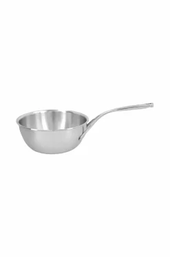 Demeyere Pander & Gryder>Sauteuse uden låg 22 cm, 2,5 l Atlantis 7 Nikkelpletteret messing