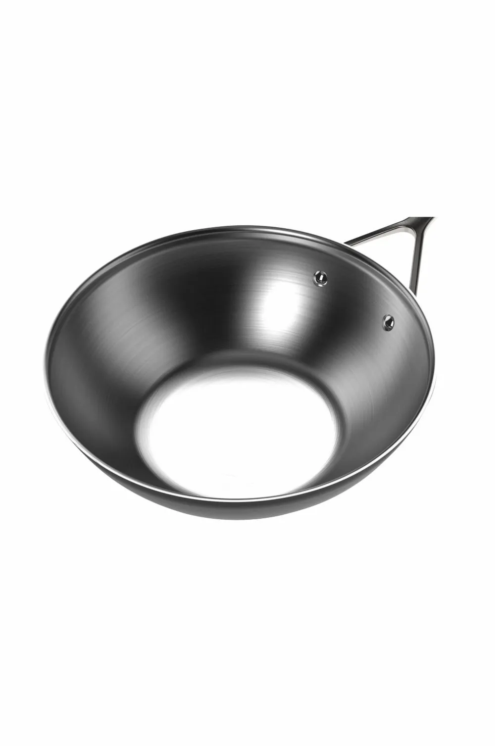 Demeyere Wok Sort 5, 30 cm Sort, sølv Sale