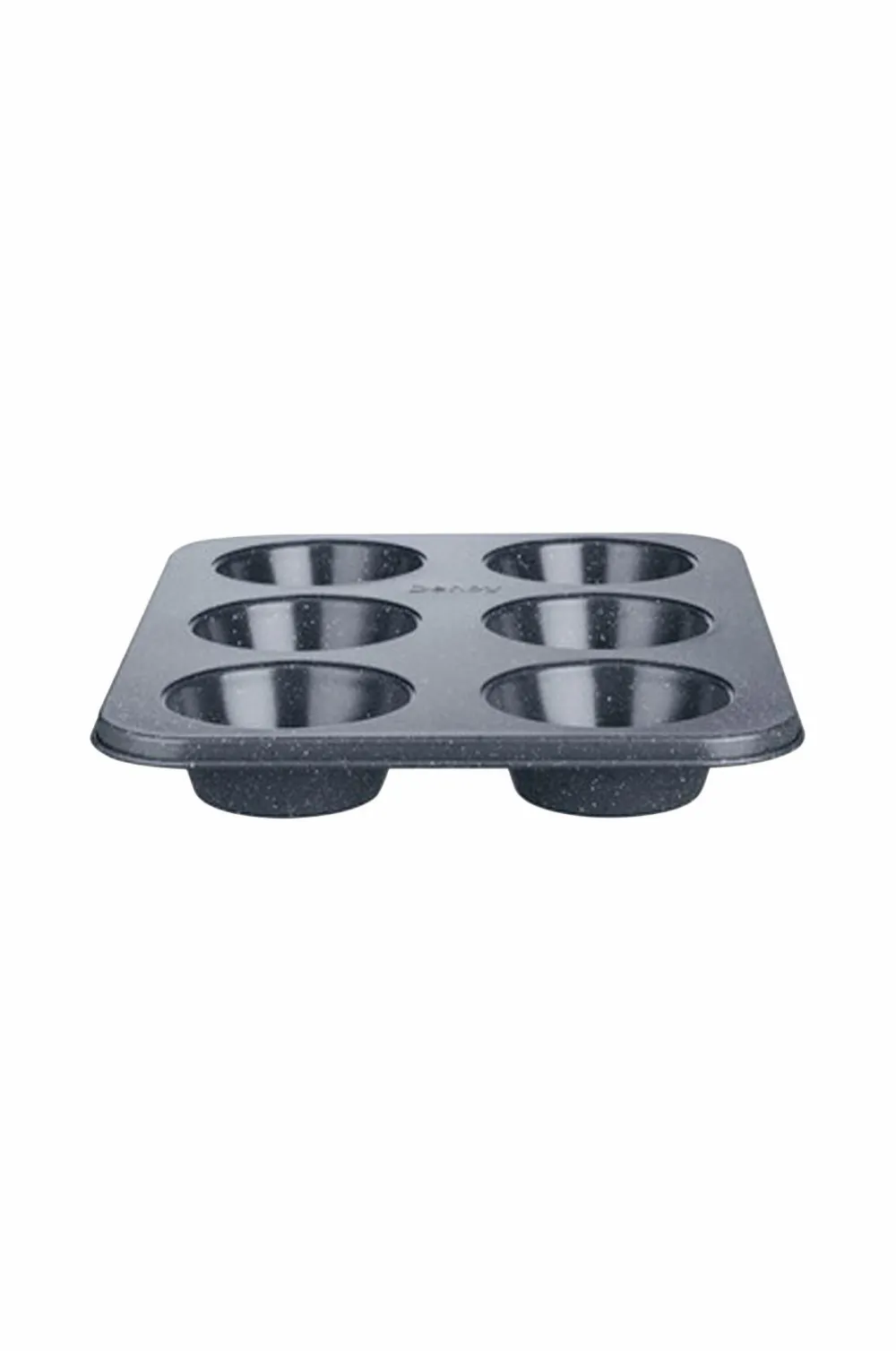 Denby Muffinsform Quantanium Finish 6 cup Grå