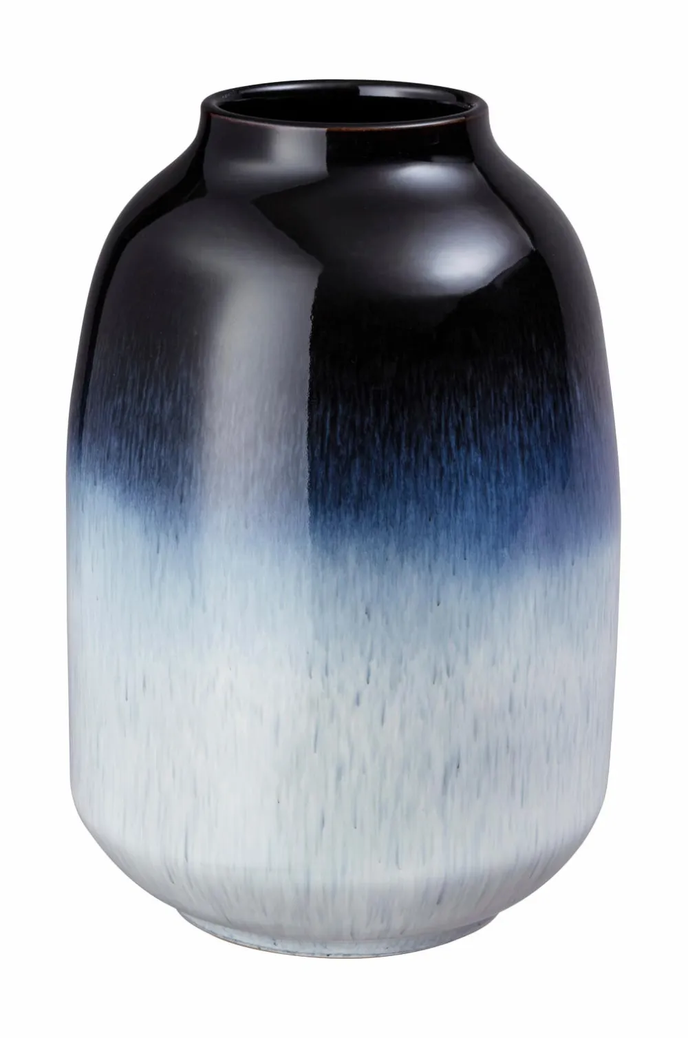 Denby Vase Halo 26 cm Sort New
