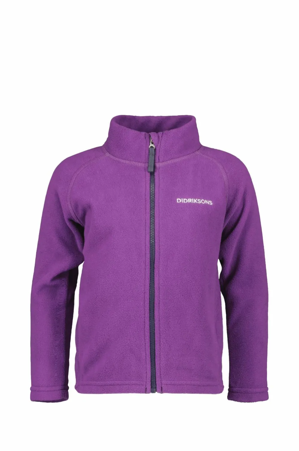 Didriksons Fleecetrøje Monte Kids Fullzip 10 Royal purple Clearance
