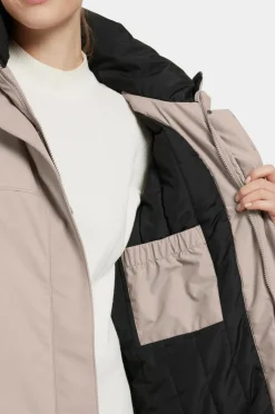 Didriksons Parka Elissa Wns Parka Ash brown Best