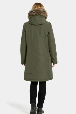 Didriksons Parka Erika Wns Parka Deep green Discount