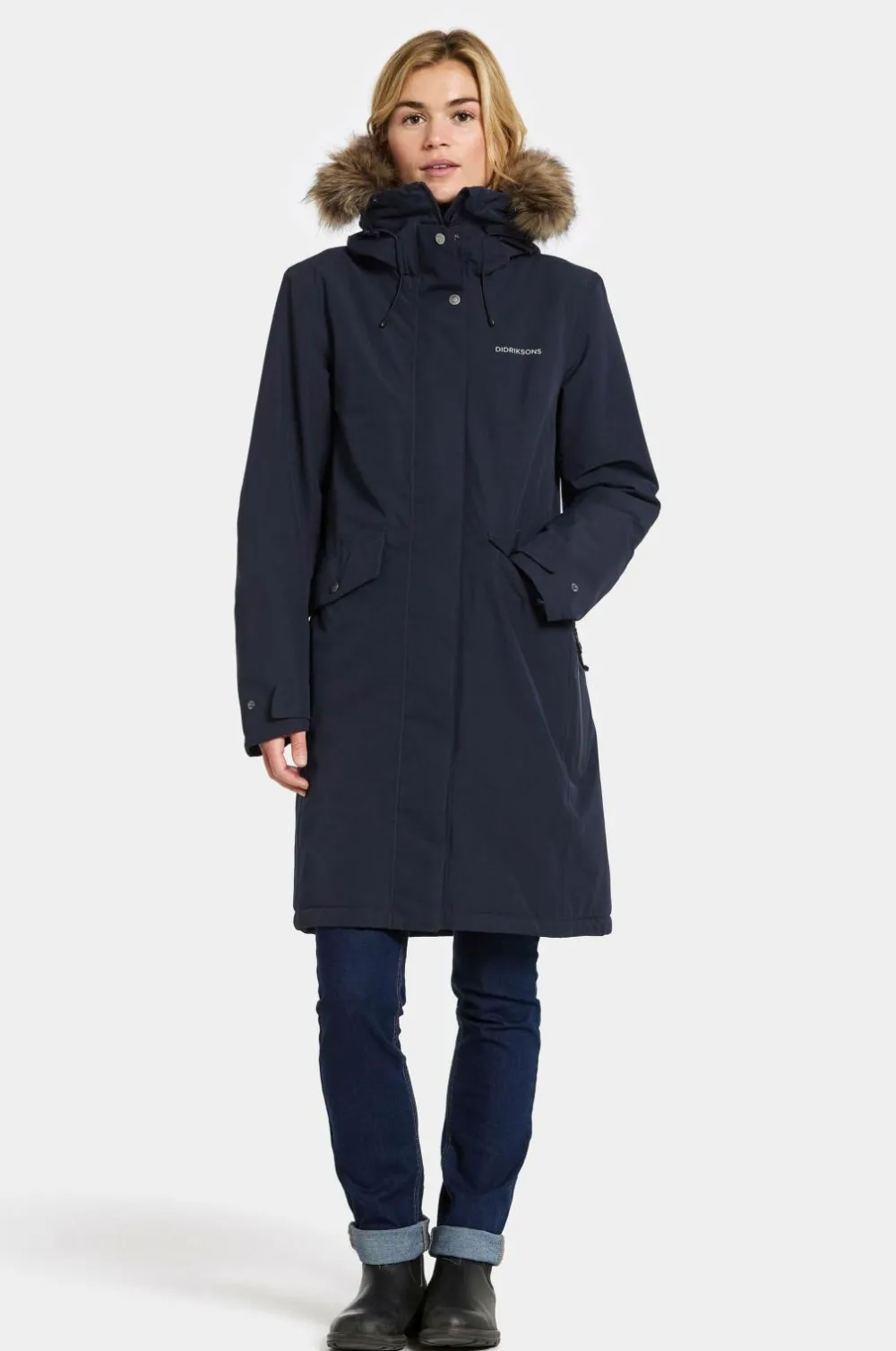 Didriksons Parka Erika Wns Parka Dark night blue