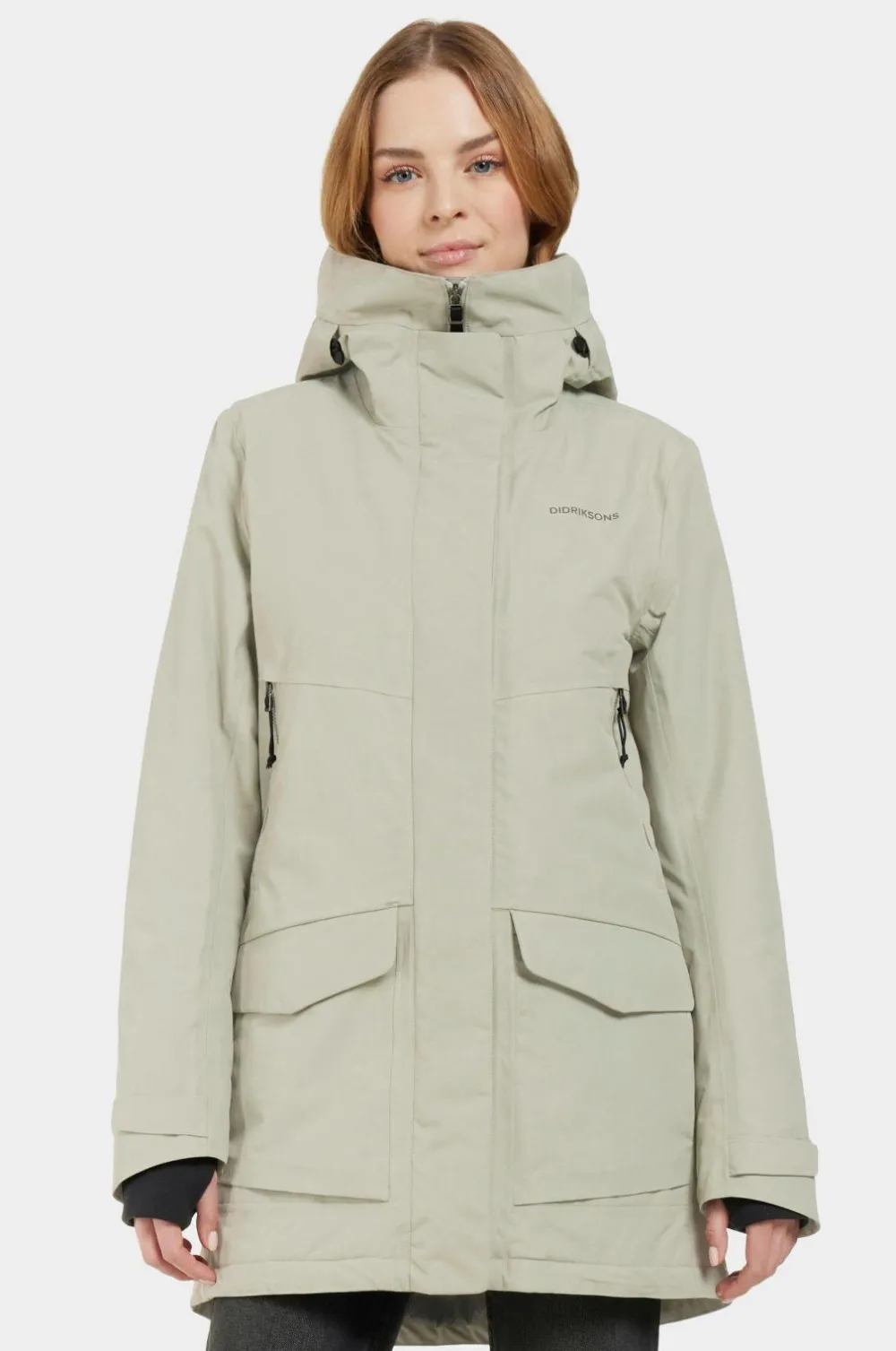 Didriksons Regntøj>Parka Frida Wns Parka 7 Wilted leaf