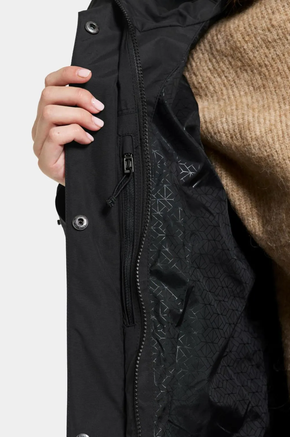 Didriksons Regntøj>Parka Thelma Wns Parka 10 Black