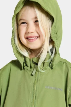 Didriksons Vindjakke Hallon Kids Jkt Algae green Outlet