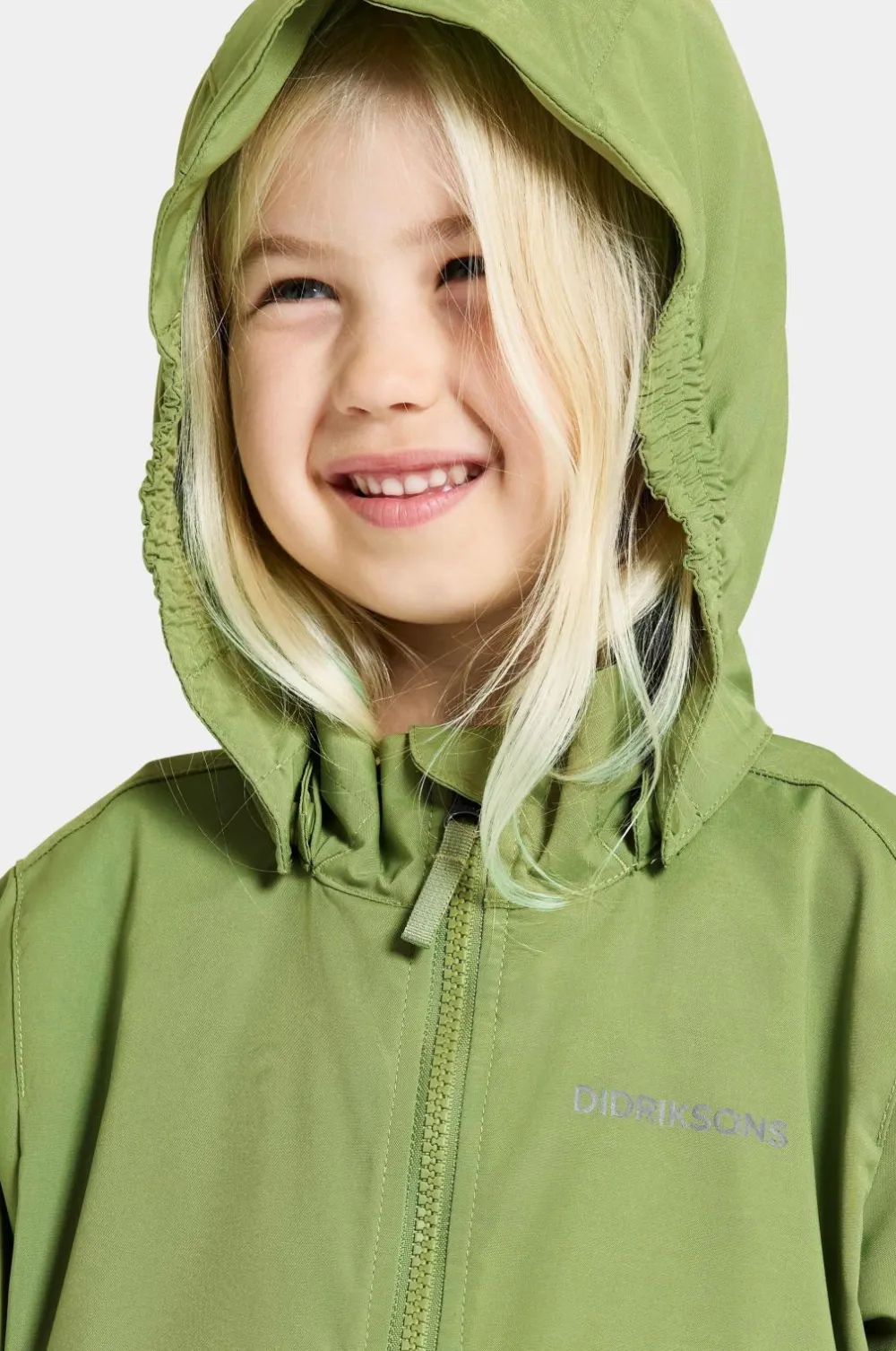 Didriksons Vindjakke Hallon Kids Jkt Algae green Outlet