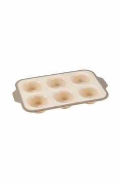 Dorre Bagetilbehør & Bageredskaber>Muffinspande 6 kopper Cookie Grå
