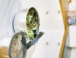 Dorre Skål Belle 2 stk. med gennemsigtigt låg Rustfrit stål